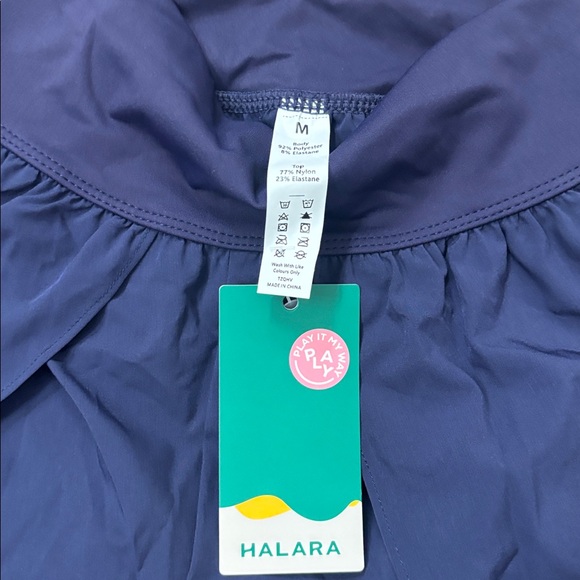 Halara breezeful high Waisted Back Waistband Pocket Palazzo Flowy Wide Leg - Picture 5 of 5